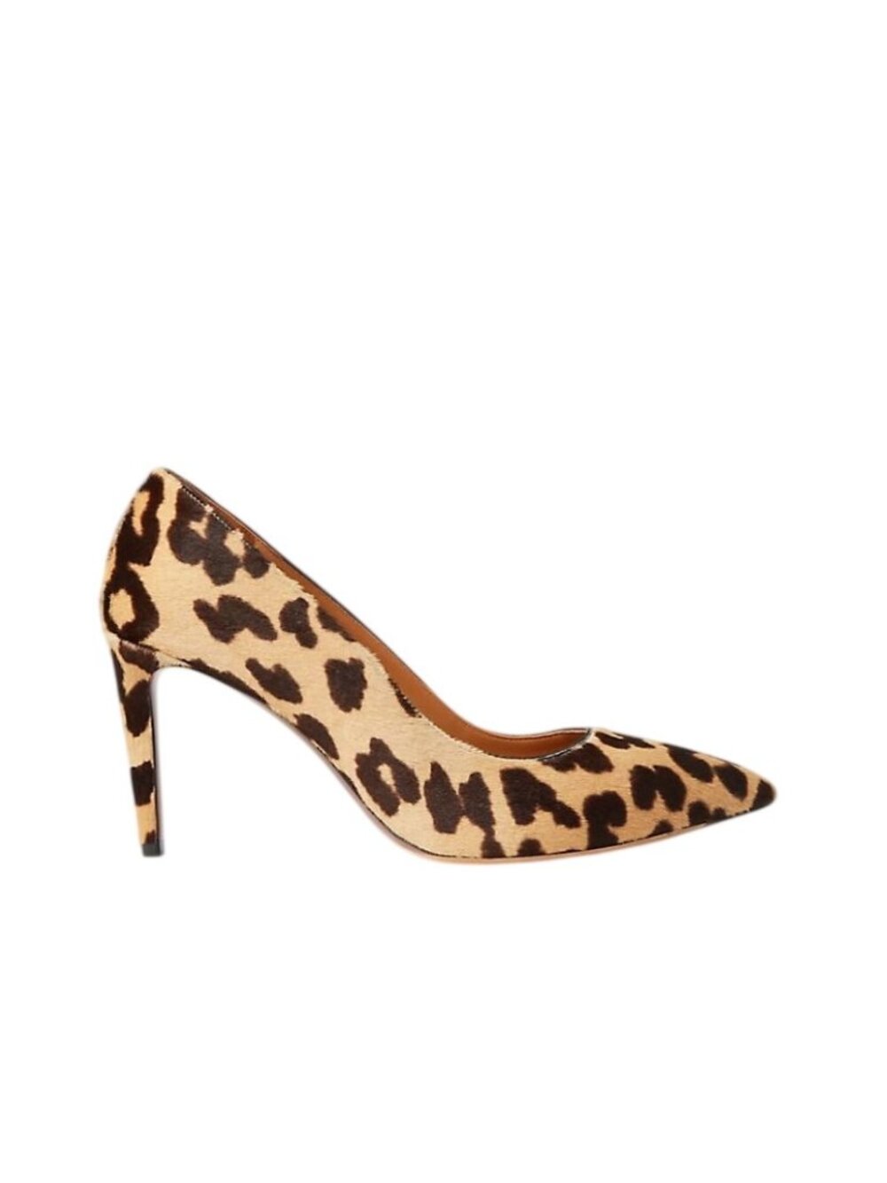 Ralph Lauren Purple Label Collection Armissa Leopard-Print Haircalf Pump - 8